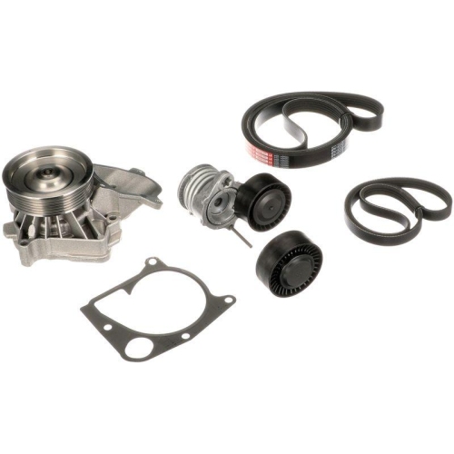 GATES Wasserpumpe + Keilrippenriemensatz Micro-V® UNIQUE FIT KP26PK1835XS