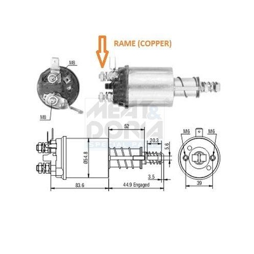 MEAT & DORIA Magnetschalter, Starter 46318