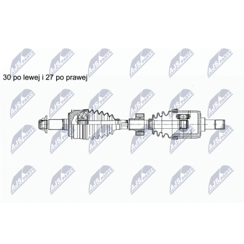NTY Antriebswelle NPW-HD-056