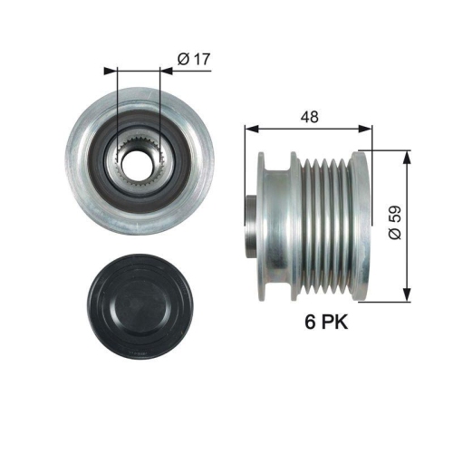 GATES Generatorfreilauf DriveAlign&trade; OAP7178