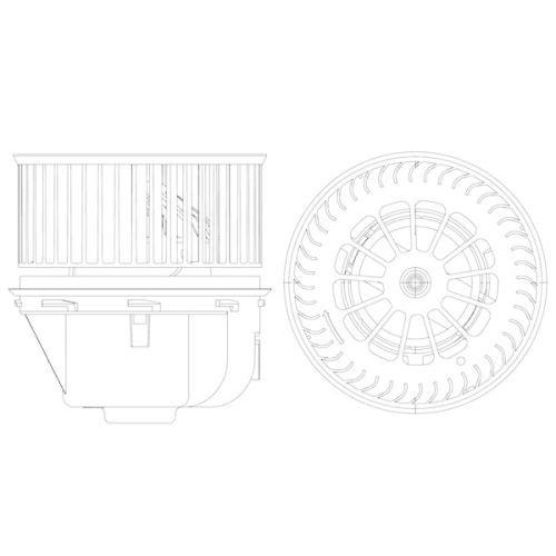 MAHLE Innenraumgebl&auml;se BEHR *** PREMIUM LINE *** AB 264 000P