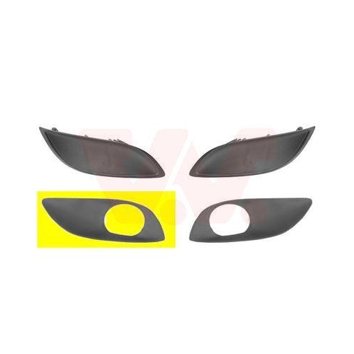 VAN WEZEL L&uuml;ftungsgitter, Sto&szlig;f&auml;nger 5436594