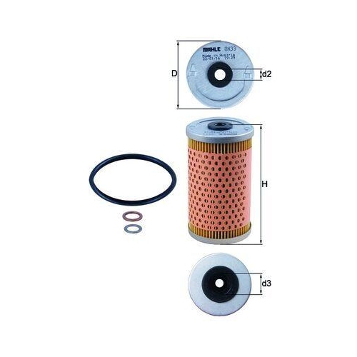 KNECHT &Ouml;lfilter OX 33D