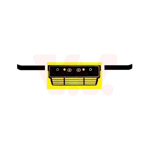 VAN WEZEL Zier-/Schutzleiste, Sto&szlig;f&auml;nger ** Equipart ** 0635580