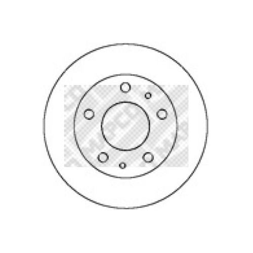 MAPCO Bremsscheibe 25037