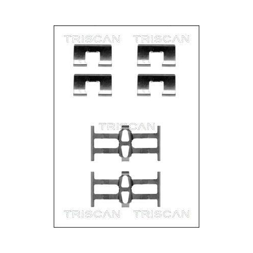 TRISCAN Zubeh&ouml;rsatz, Scheibenbremsbelag 8105 401614