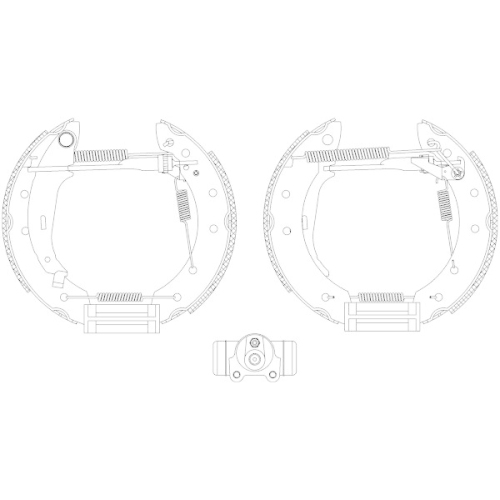 TEXTAR Bremsbackensatz Shoe Kit Pro 84048000