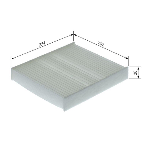 BOSCH Filter, Innenraumluft 1 987 435 169