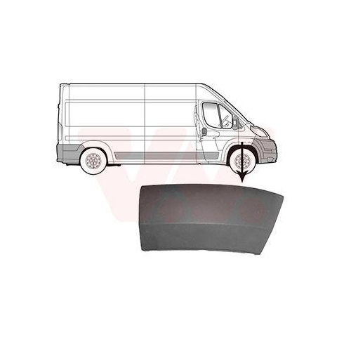 VAN WEZEL Zier-/Schutzleiste, Kotflügel 1651524