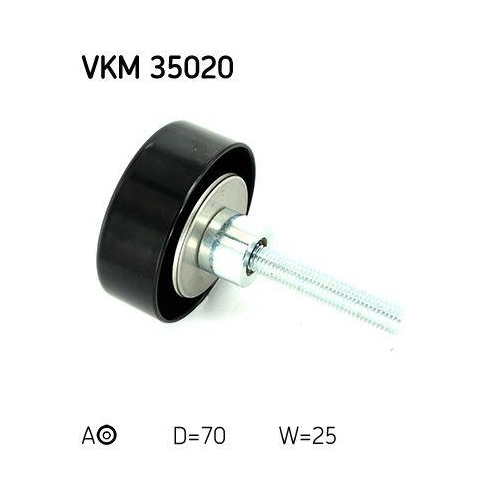 SKF Umlenk-/Führungsrolle, Keilrippenriemen VKM 35020