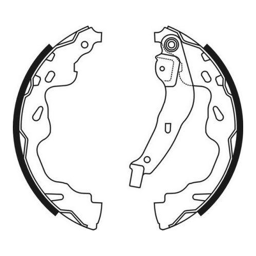 ABE Bremsbackensatz C02074ABE