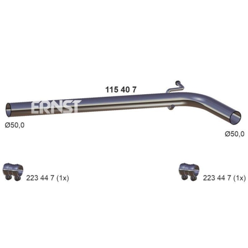 ERNST Abgasrohr 115407