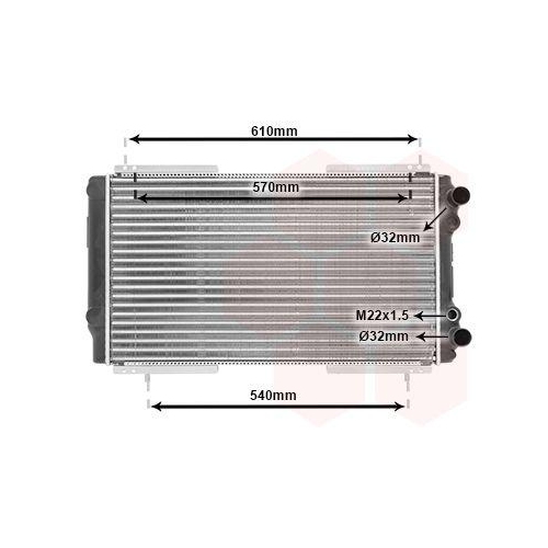 VAN WEZEL K&uuml;hler, Motork&uuml;hlung 43002155