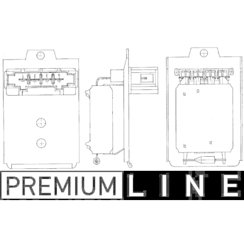 MAHLE Widerstand, Innenraumgebläse BEHR *** PREMIUM LINE *** ABR 18 000P