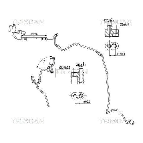 TRISCAN Hochdruck-/Niederdruckleitung, Klimaanlage