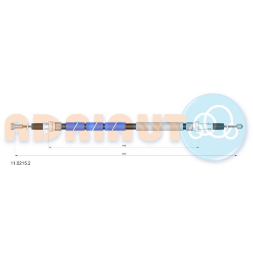 ADRIAUTO Seilzug, Feststellbremse 11.0215.2