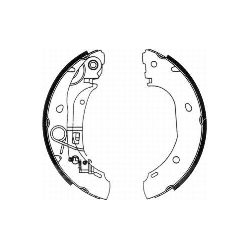 ABE Bremsbackensatz C0F025ABE