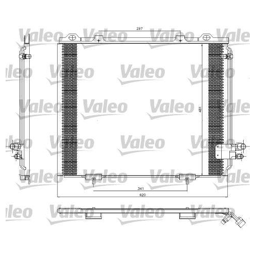 VALEO Kondensator, Klimaanlage 817252
