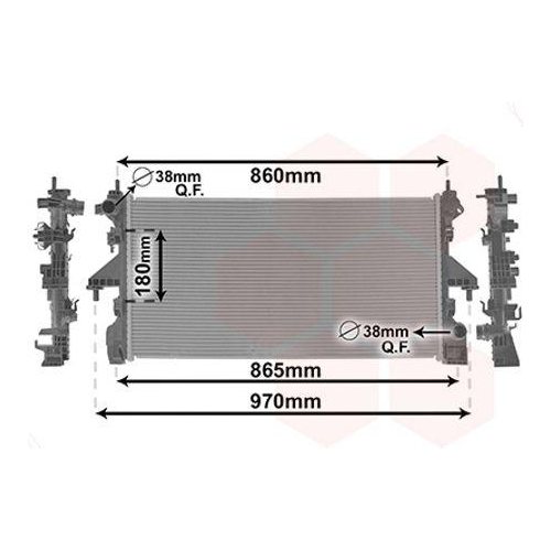 VAN WEZEL K&uuml;hler, Motork&uuml;hlung 09012716