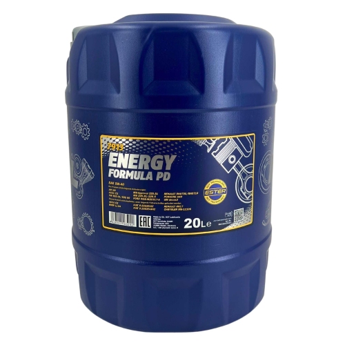 Motor&ouml;l Motoren&ouml;l Mannol Energy Formula PD 5W-40 20 Liter Kanister MN7913-20