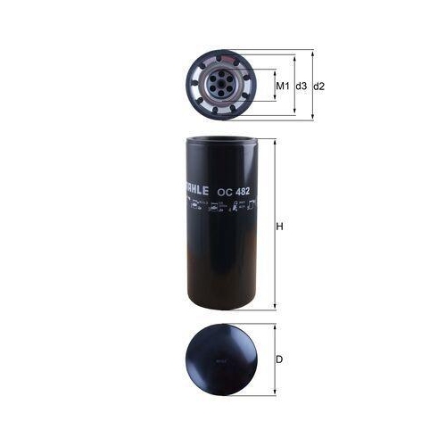 MAHLE &Ouml;lfilter OC 482