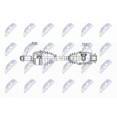 NTY Antriebswelle NPW-HD-062