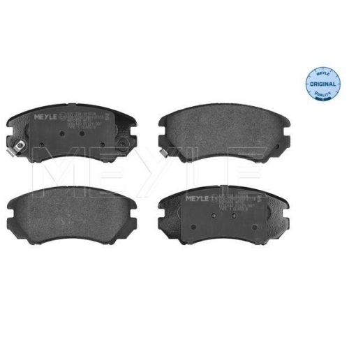 MEYLE Bremsbelagsatz, Scheibenbremse MEYLE-ORIGINAL: True to OE. 025 238 9116/W