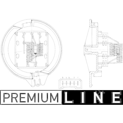 MAHLE Widerstand, Innenraumgebläse BEHR *** PREMIUM LINE *** ABR 20 000P
