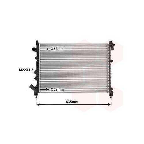 VAN WEZEL K&uuml;hler, Motork&uuml;hlung 43002164