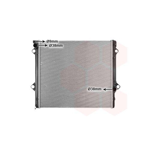 VAN WEZEL K&uuml;hler, Motork&uuml;hlung 52012700