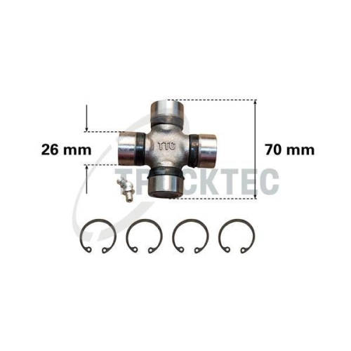 TRUCKTEC AUTOMOTIVE Gelenk, Gelenkwelle 02.34.011