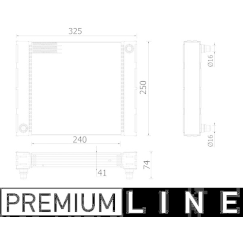 MAHLE Kühler, Motorkühlung BEHR *** PREMIUM LINE *** CR 940 000P