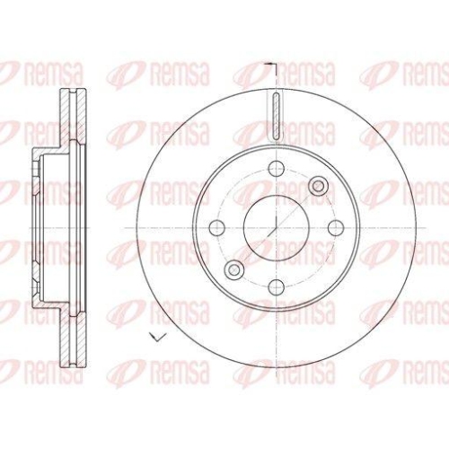 REMSA Bremsscheibe 61116.10