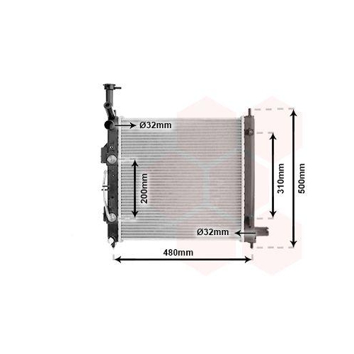 VAN WEZEL K&uuml;hler, Motork&uuml;hlung 83012727