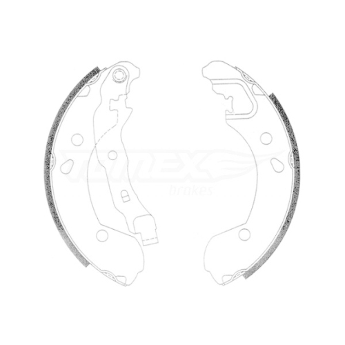TOMEX Brakes Bremsbackensatz TX 21-48