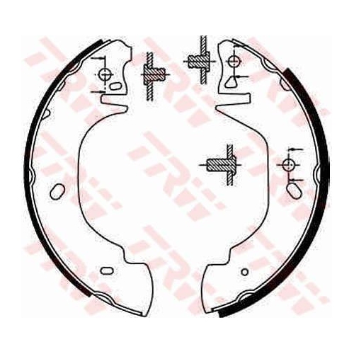 TRW Bremsbackensatz GS8629