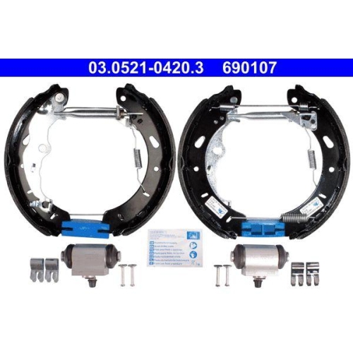 ATE Bremsbackensatz Original ATE TopKit 03.0521-0420.3
