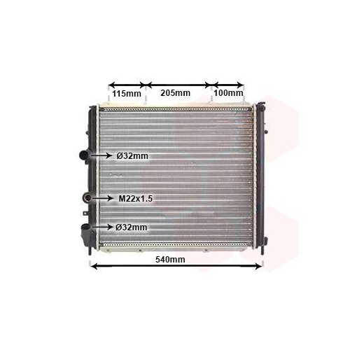 VAN WEZEL K&uuml;hler, Motork&uuml;hlung 43002174