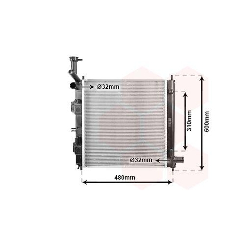VAN WEZEL K&uuml;hler, Motork&uuml;hlung 83012728