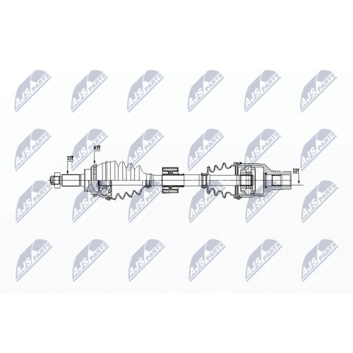 NTY Antriebswelle NPW-SU-027