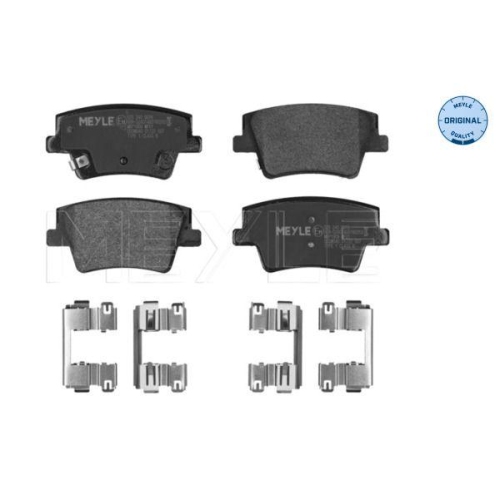 MEYLE Bremsbelagsatz, Scheibenbremse MEYLE-ORIGINAL: True to OE. 025 240 0016