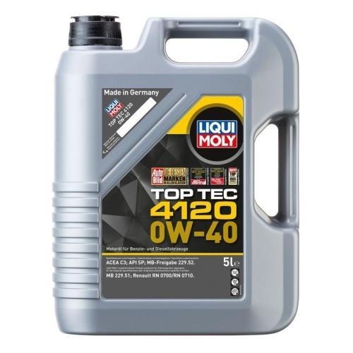 Motoröl Motorenöl Top Tec 4120 0W-40 Liqui Moly 5 Liter Kanister 21972