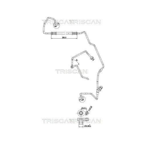 TRISCAN Hochdruck-/Niederdruckleitung, Klimaanlage