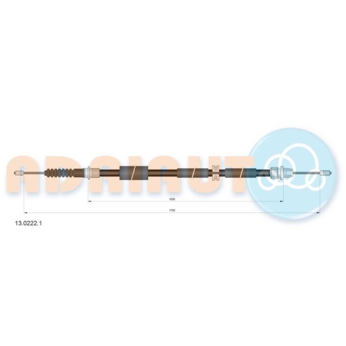 ADRIAUTO Seilzug, Feststellbremse 13.0222.1