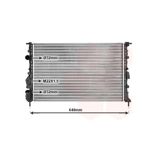 VAN WEZEL K&uuml;hler, Motork&uuml;hlung 43002198