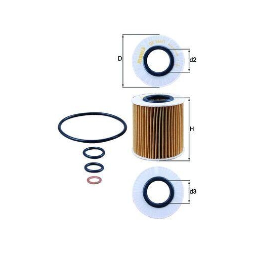 KNECHT &Ouml;lfilter OX 166/1D