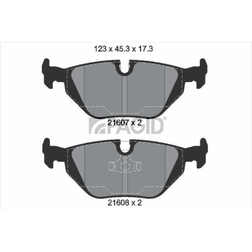 PAGID Bremsbelagsatz, Scheibenbremse T1039N