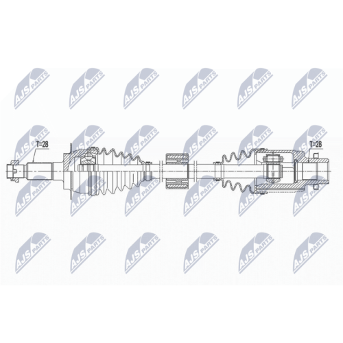 NTY Antriebswelle NPW-SU-035
