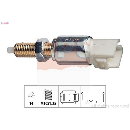 EPS Bremslichtschalter Made in Italy - OE Equivalent 1.810.062