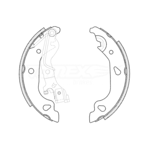TOMEX Brakes Bremsbackensatz TX 21-59